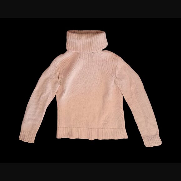 Ralph Lauren Purple Label Pink Size Medium Thick Cashmere Sweater